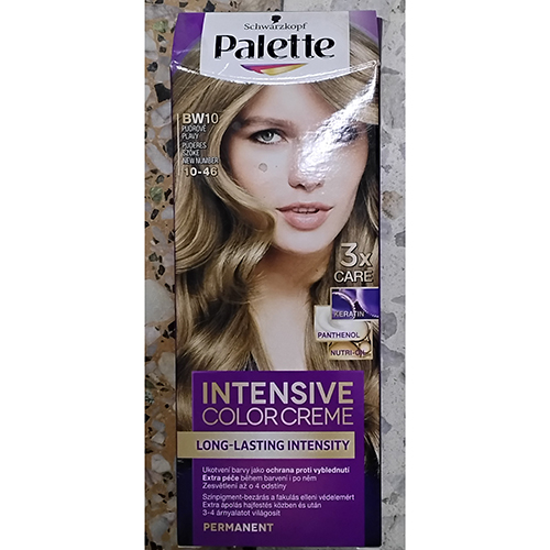 Schwarzkopf Palette — INTENSIVE COLOR CREME LONG-LASTING INTENSITY PERMANENT BW10 PUDROVĚ PLAVÝ