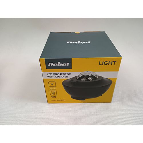 REBEL — LED projector with speaker