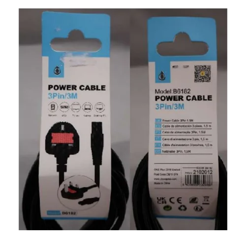 Power Cable 3Pin/3M