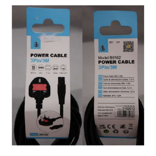 Power Cable 3Pin/3M