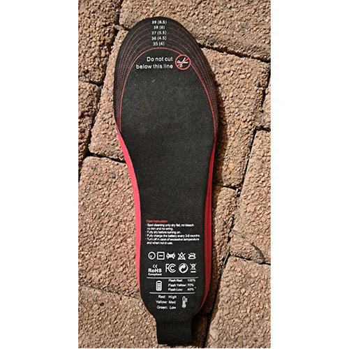 HEATING INSOLES, REMOTE CONTRAL