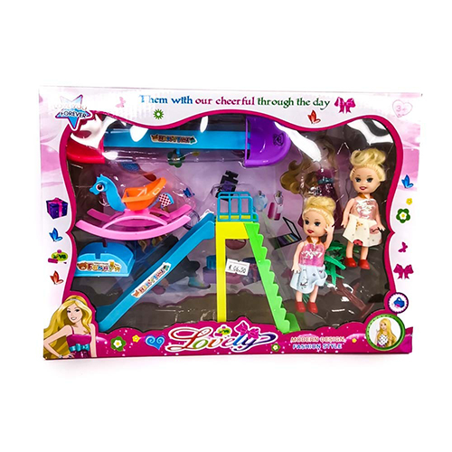 Plastic doll set