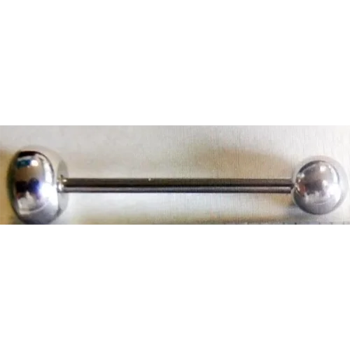 Silver Coloured Tongue Bar