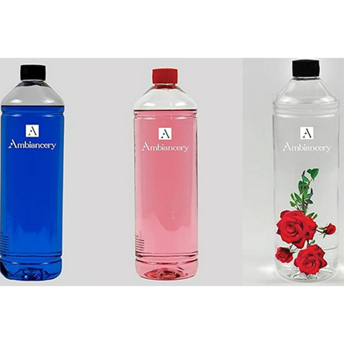 Ambiancery — Lampenöle in verschiedenen Farben und Düften (dunkelblau, rosa, mit Rosenduft)