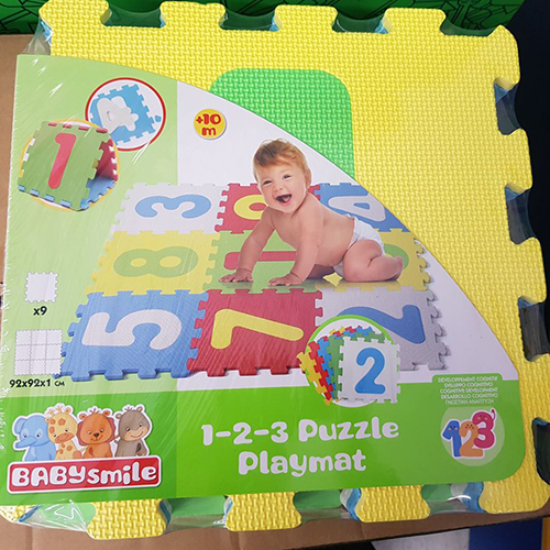 Baby Smile — 1-2-3 PUZZLE PLAYMAT