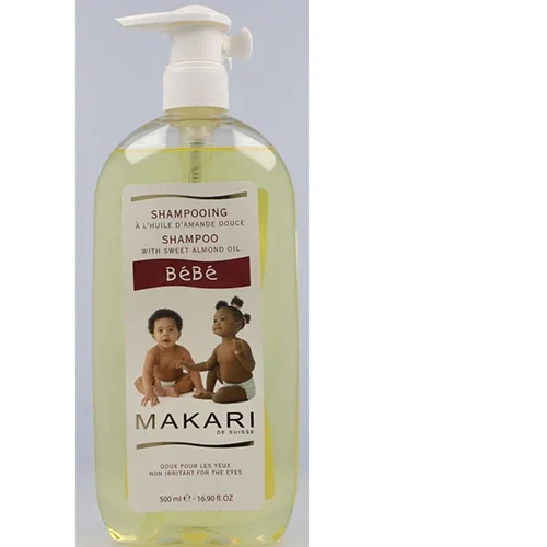 Makari de Suisse — Shampooing à l'huile d'amande douce - bébé