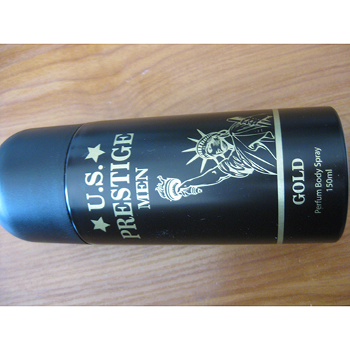U.S. PRESTIGE — Gold Perfum Body Spray