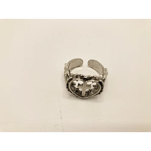 Ring Heart and Cross