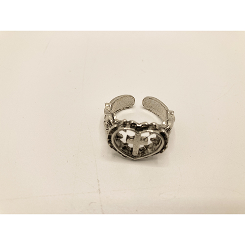 Ring Heart and Cross
