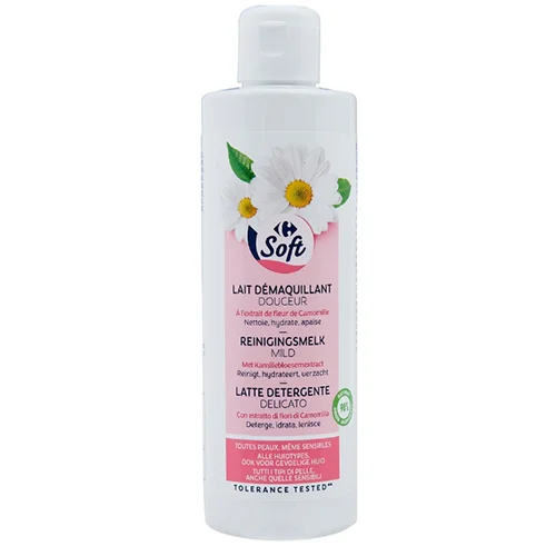 CARREFOUR SOFT — Lait démaquillant douceur