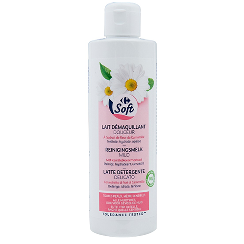 CARREFOUR SOFT — Lait démaquillant douceur