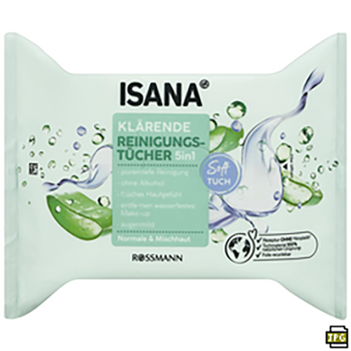 ISANA — Klärende Reinigungstücher 5 in 1