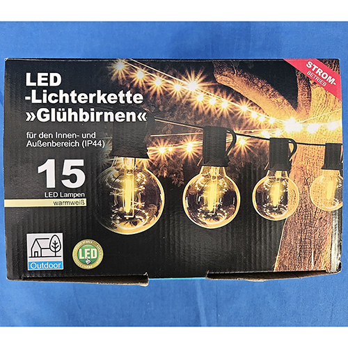TopCent — LED-Lichterkette "Glühbirnen"