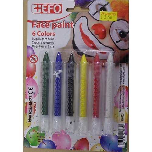 +EFO FACE PAINT 6 COLOURS