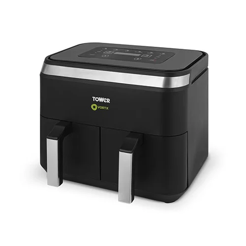 Tower, Vortx — 8L Dual Basket Air Fryer