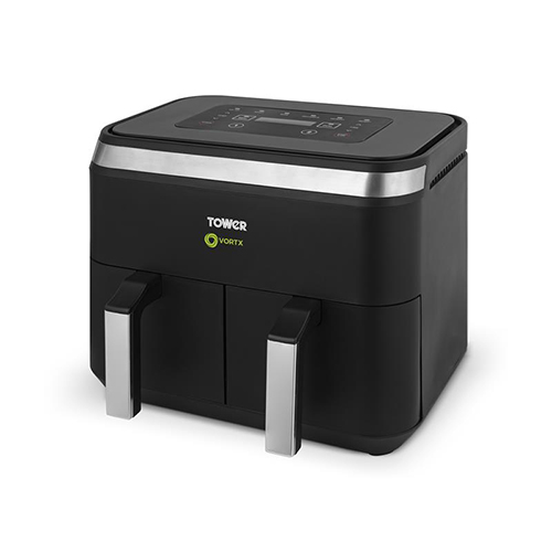 Tower, Vortx — 8L Dual Basket Air Fryer