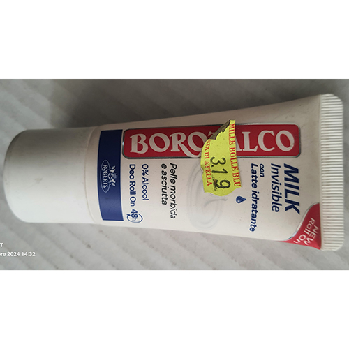 BOROTALCO — Milk invisible con latte idratante