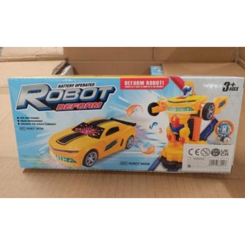 Battery-Operated Robot Deform Toy Car