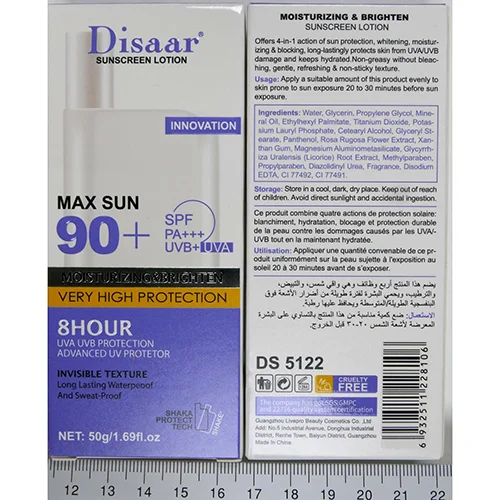 Diasaar — Sunscreen Lotion - Max Sun 90+