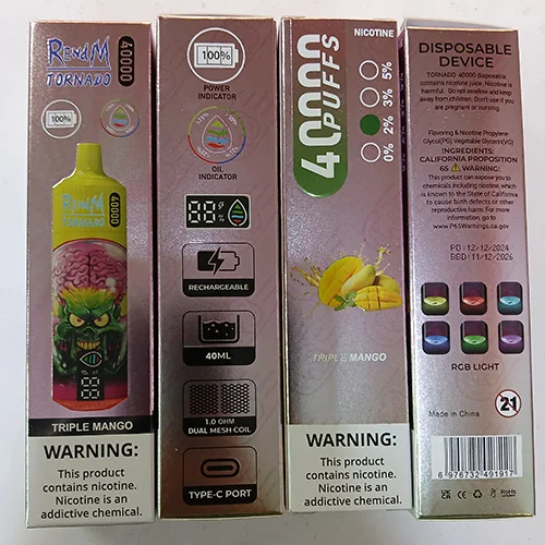 RENdM — TORNADO 40 000, 2 % NICOTINE