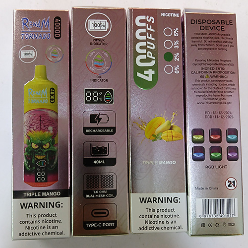 RENdM — TORNADO 40 000, 2 % NICOTINE