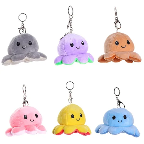 "Plush dolls"- octopus réversible d'humeur