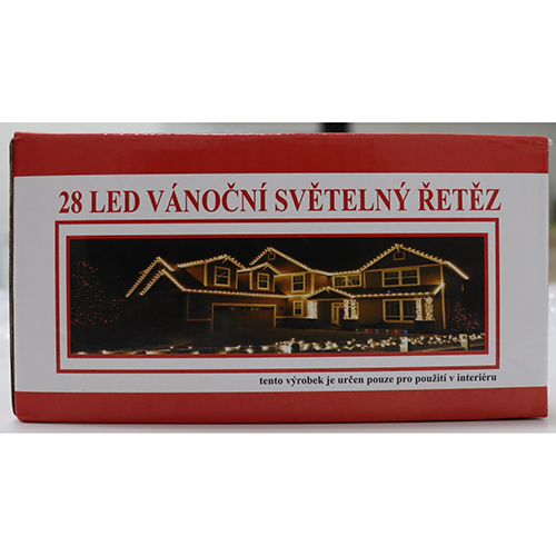 L&S — 28 LED VÁNOČNÍ SVĚTELNÝ ŘETĚZ