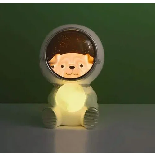 LED Astronaut night lamp with animals