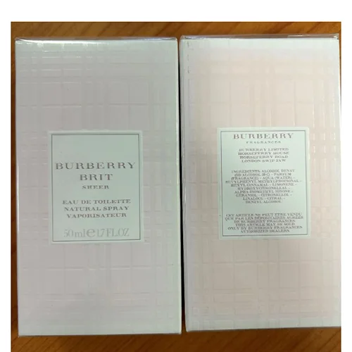 Burberry Fragrances — Brit Sheer
