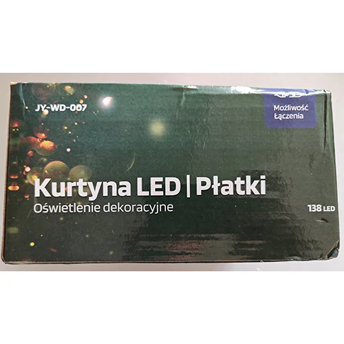 Kurtyna LED | Platki