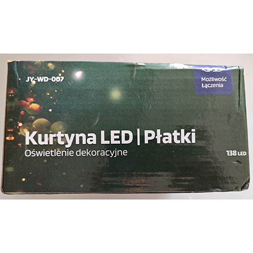 Kurtyna LED | Platki