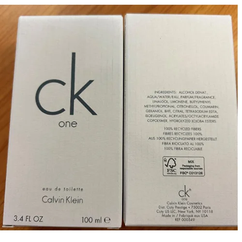 Calvin Klein — CK one