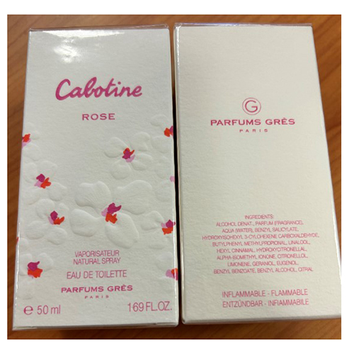 Parfumes Gres Paris — Cabotine Rose