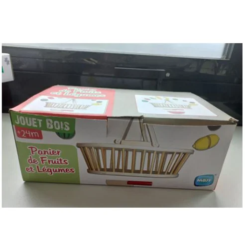 Mojy — Jouet bois - Panier de fruits et légumes