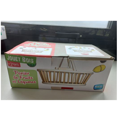 Mojy — Jouet bois - Panier de fruits et légumes