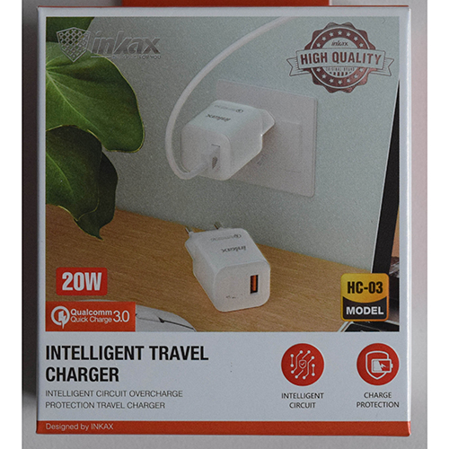 INKAX — INTELLIGENT TRAVEL CHARGER
