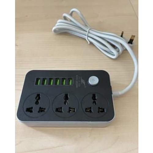 Jia Le Xin — Hub with 3 sockets and 6 USB ports