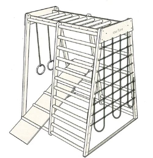 RINAGYM — Kids Wall Bar Set