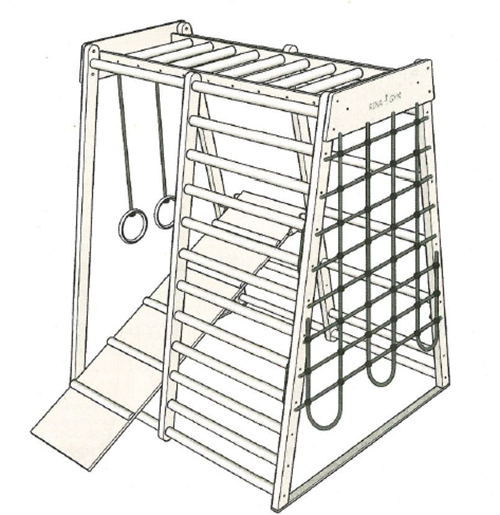 RINAGYM — Kids Wall Bar Set