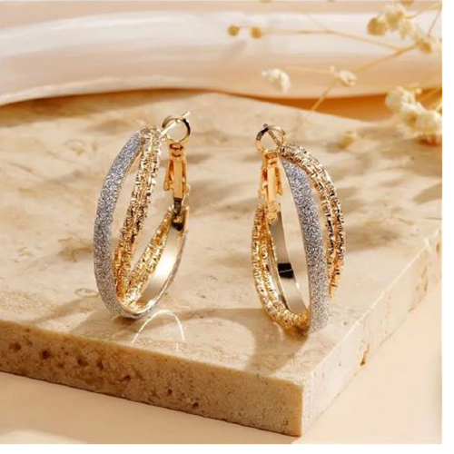 Déclaration Créoles : Audacieuses et sexy, plaquées or rose 14 carats, parfaites pour les fêtes, les