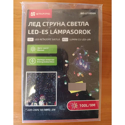 Starpie — LED_ES LÁMPASOROK, LED RETAZOVÉ SVETLA 100L/9M