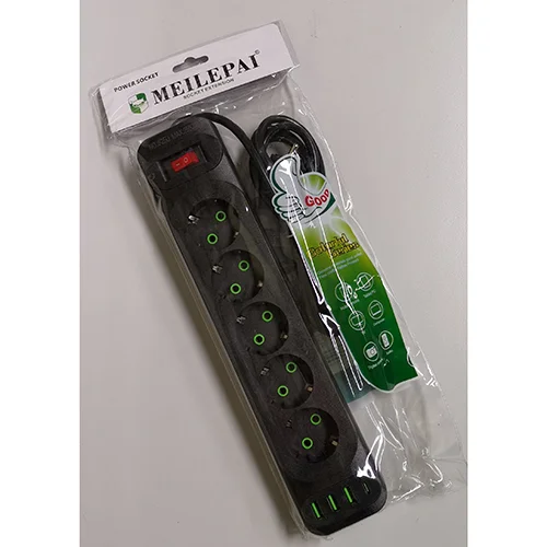 Meilepai / facaio — FAC-Power Strip Black (SOCKET)