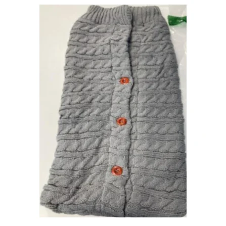 Red Zipped Baby Sleeping Bag with Bird Pattern