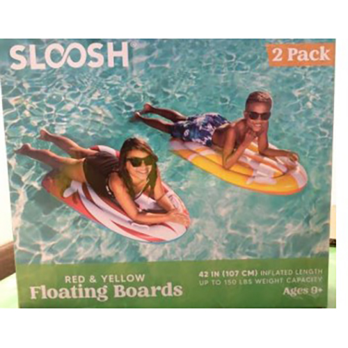 Sloosh — Red and Yellow Floating Boards