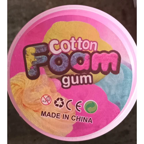 Cotton Foam gum — Toy slime