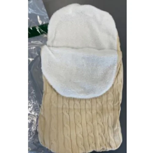 Newborn Knitted Sleeping Bag with Fleece Lining