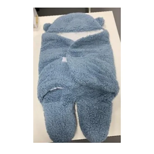Blue Hooded Sleeping Wrap