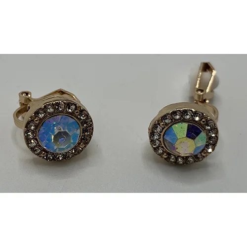 Blingit — Earrings, gold, rhinestones