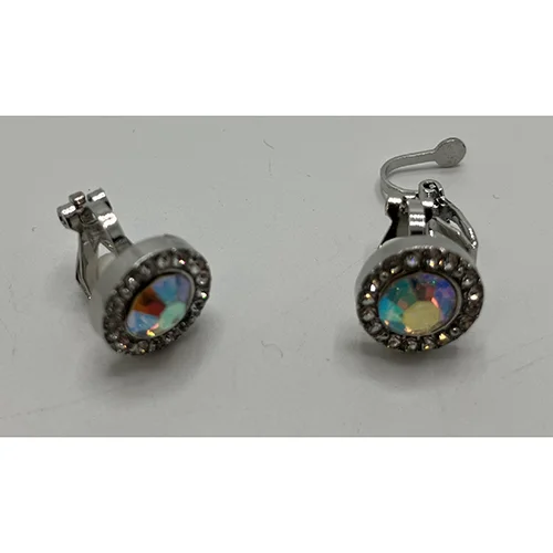 Blingit — Earrings, silver, rhinestones