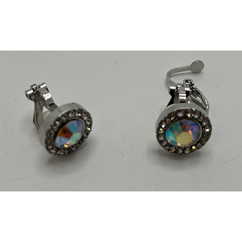 Blingit — Earrings, silver, rhinestones
